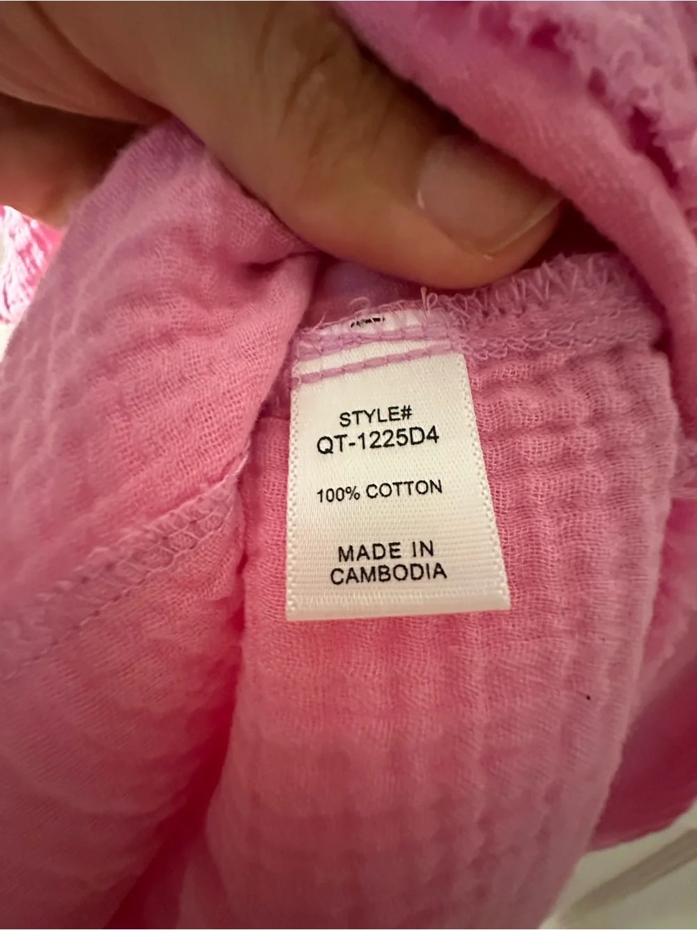 Zenana Relaxed Gauze V-Neck Tunic Top - Pink